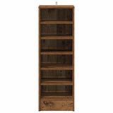 Shoe Cabinet Old Wood 32x35x92 cm Engineered Wood 856714