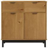 Sideboard FLAM 80x40x80 cm Solid Wood Pine 357827