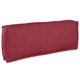 Pallet Cushion Set 2 pcs Wine red 120 x 80 x 12 cm 3329085