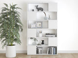 Book Cabinet Room Divider White 80x24x186 cm Engineered Wood 809152