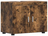 Bathroom Cabinet Set TULUM Smoked Oak 60 x 34 x 63 cm 880326