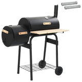 Outdoor Grill 103 x 60 x 113 cm Steel Black 3443036