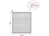Gabion with 3.5 mm Wire and 5x2.5 cm Mesh 100x30x150 cm 3461780
