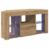 Corner LED TV Cabinet 100 x 40 x 50 cm Artisan Oak 889804