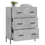 Sideboard Concrete Grey 69.5x34x90 cm Engineered Wood 827864