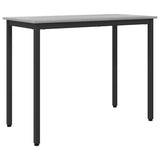 Table Grey Sonoma 100 x 50 x 76.5 cm Engineered Wood and Steel 873777