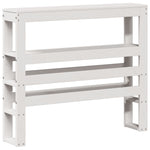 Bed Frame without Mattress White 90x200 cm Solid Wood Pine 3305756