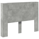 Headboard Concrete Grey Engineered Wood 3418672