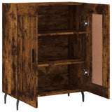 Sideboard Smoked Oak 69.5x34x90 cm Engineered Wood 830217