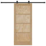 Sliding Door ORKDAL Natural 86 x 198.5 cm Solid Pine Wood 3445501