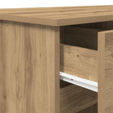 Desk with Drawer Artisan oak 140 x 49 x 76 cm Engineered wood 3328515