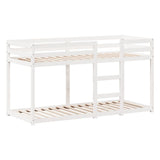 Bunk Bed without Mattress White 80x200 cm Solid Wood Pine 3281995