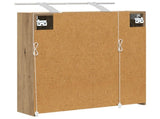 Bathroom Mirror Cabinet Artisian Oak 63.5 x 16 x 62.5 cm 889166