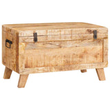 Storage Box with Storage 70 x 35 x 40 cm Solid mango wood 4104571
