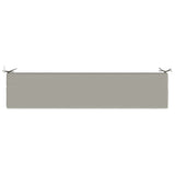2-Piece Bench Cushions SOEST 2 pcs 100% Polyester Grey 949235