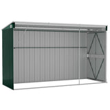 Garden Shed Green Galvanised steel, metal Large Garden Shed 316225