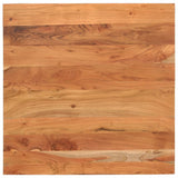Table Top 70x70x2,5 cm Square Solid Wood Acacia 370932