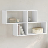 Wall Shelf White 100x20x53 cm Engineered Wood 848017