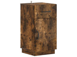 2 Piece Bathroom Cabinet Set HOORN Smoked Oak Engineered Wood 3417716