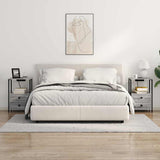 Bedside Cabinet with Drawer 2 pcs Grey Sonoma 40 x 31 x 60 cm 859447