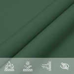 ZNTS Sunshade Sail Oxford Fabric Rectangular 2.5x5 m Dark Green 135484