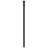Metal Replace Headboard Black 120 cm 353568