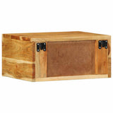Wall-mounted Bedside Cabinet Solid Wood Acacia 4017454