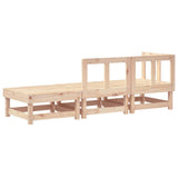 3 Piece Garden Lounge Set Solid Wood Pine 825408