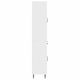 Cabinet Set 2 pcs High Gloss White 66 x 34.5 x 89.5 cm 3416668