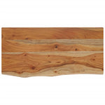 ZNTS Wall Shelf 60x30x2.5 cm Rectangular Solid Wood Acacia Live Edge 370236