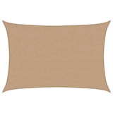 Sunshade Sail 160 g/m Taupe 5x7 m HDPE 311412