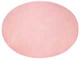 Anti-Slip Faux Rabbit Fur Rug OLITE Pink 200 cm Polyester 42021715