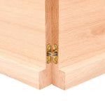 Bathroom Countertop 140x50x cm Untreated Solid Wood 3156053