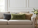 Cushion with Pillow HEERLEN 2 pcs Light Grey PV Fleece 927809