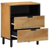 Bedside Cabinet Brown 50x33x62 cm Solid Wood Mango 4017730