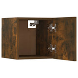 6 Piece TV Cabinet Set Smoked Oak Engineered Wood 3114267