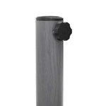 Outdoor Umbrella Base Dark grey wood look 48 x 48 x 32 cm 42010013