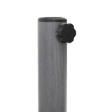 Outdoor Umbrella Base Dark grey wood look 48 x 48 x 32 cm 42010013
