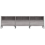 TV Cabinet Grey Sonoma 150x30x44.5 cm Engineered Wood 831290