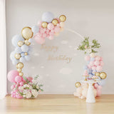 Wedding Arch White 220 x 45 x 200 cm Steel 42023031