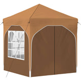 Pop-up Party Tent 192 x 192 x 245 cm Beige 42019837