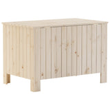 Storage Box with Lid RANA 80x49x54 cm Solid Wood Pine 4002329