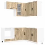 Kitchen Unit KALMAR 8 pcs Sonoma Oak Engineered Wood 3438373