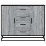 Sideboard Grey Sonoma 92x35x76 cm Engineered Wood 3300828
