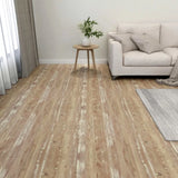 Self-adhesive Flooring Planks 55 pcs PVC 5.11 m Brown 324672