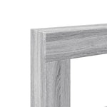 ZNTS Fireplace Surround Grey Sonoma 81x18x82 cm Engineered Wood 854603