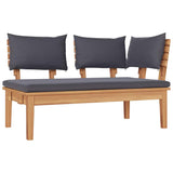 Garden Sofa Set 5 pcs Brown and Grey 3356875