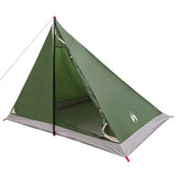 Backpacking Tent Green 4-Person 185T Polyester with PU Coating 42018559