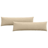 Sofa Pillows 2 pcs Cream 145 x 40 cm Fabric 42013858