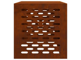 Air Conditioner Cover Rusty 100 x 50 x 70 cm Galvanised Steel 865903